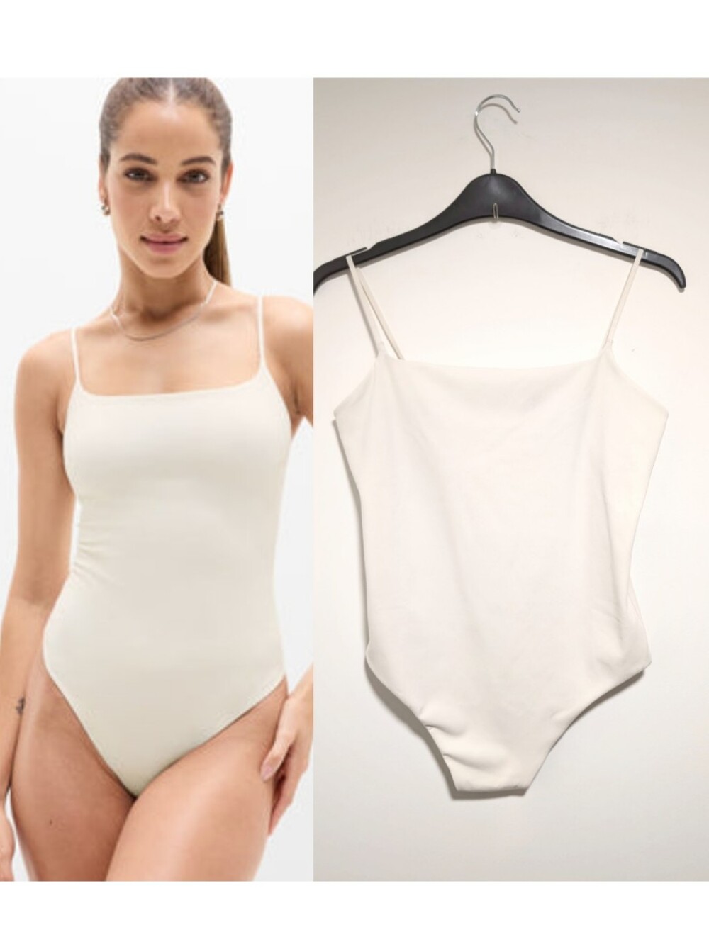 Athleta | BodyMove Vitaform Cami Bodysuit In Off-White